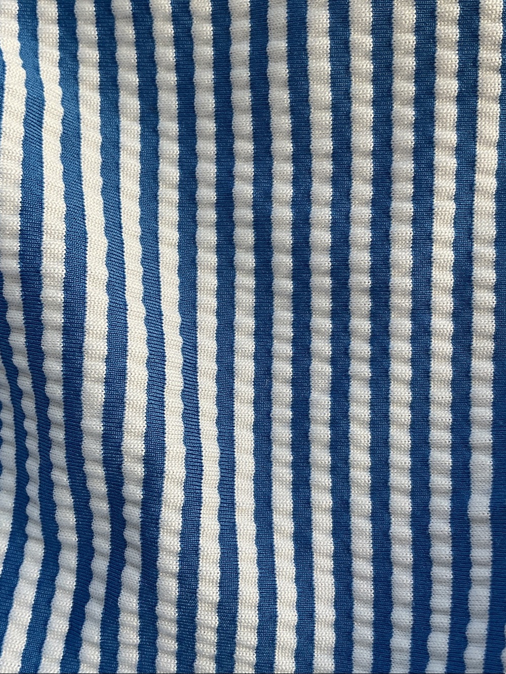 Cat & Jack Navy and White Striped Girls' Two-Piece Swimsuit - Picture 3 of 3